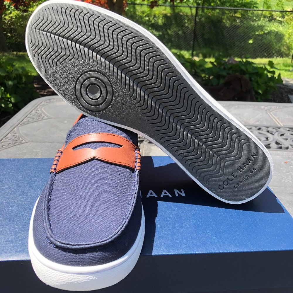 New Cole Haan Nantucket Loafer II in Blue Blazer - Picture 8 of 9